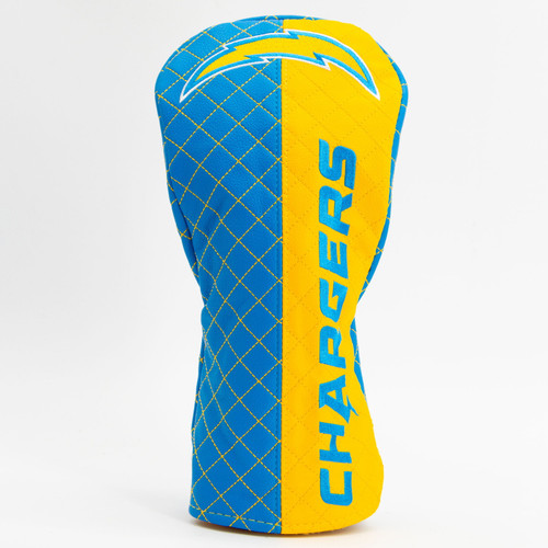 Los Angeles Chargers Split Quilted Golf Driver Headcover