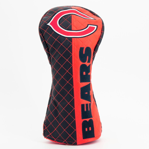 Chicago Bears Split Quilted Golf Driver Headcover