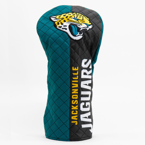 Jacksonville Jaguars Split Quilted Golf Driver Headcover