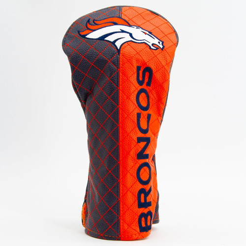 Denver Broncos Split Quilted Golf Driver Headcover