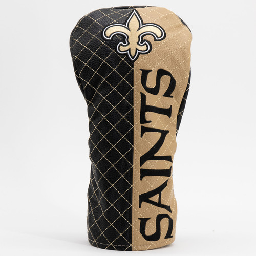 New Orleans Saints Split Quilted Golf Driver Headcover