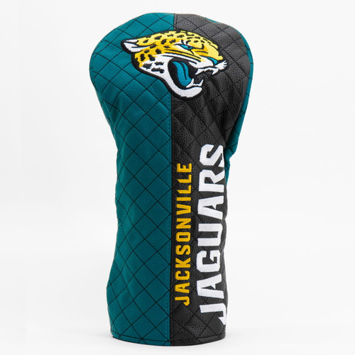 Jacksonville Jaguars Split Quilted Golf Driver Headcover