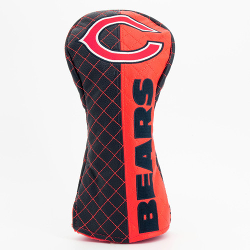 Chicago Bears Split Quilted Golf Driver Headcover