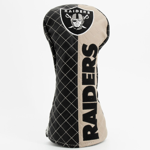 Las Vegas Raiders Split Quilted Golf Driver Headcover