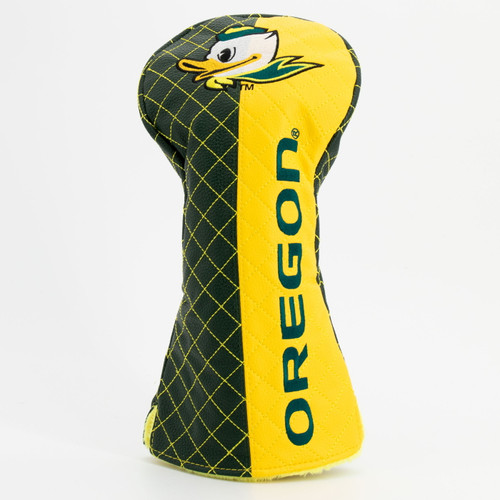 Oregon Ducks Split Quilted Golf Driver Headcover