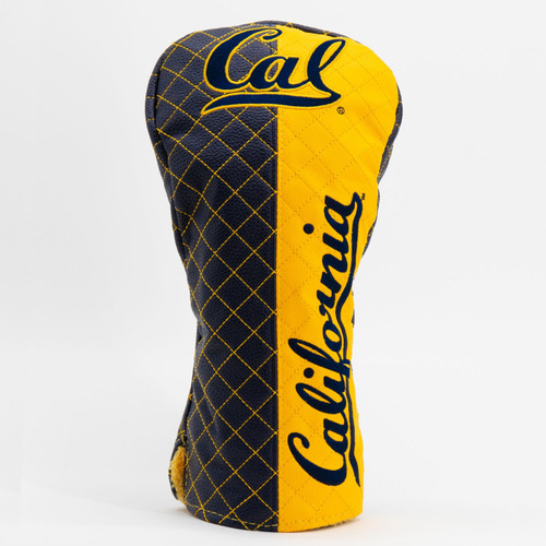 California Golden Bears Split Quilted Golf Driver Headcover