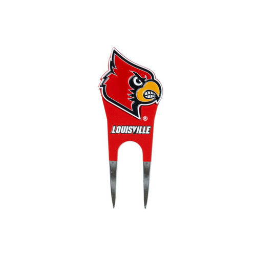 Louisville Cardinals Custom Shaped Golf Divot Tool