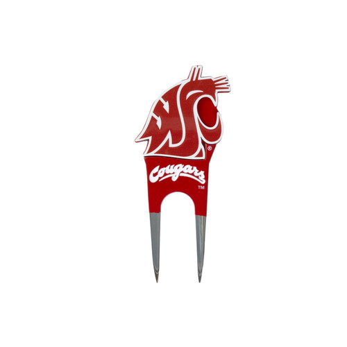 Washington State Cougars Custom Shaped Golf Divot Tool