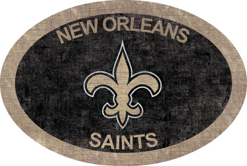 New Orleans Saints 46" Team Color Oval Sign