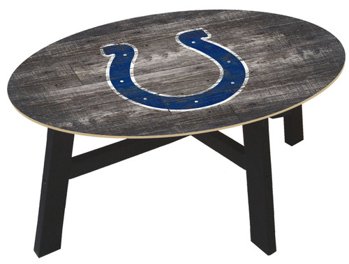 Indianapolis Colts Distressed Wood Coffee Table