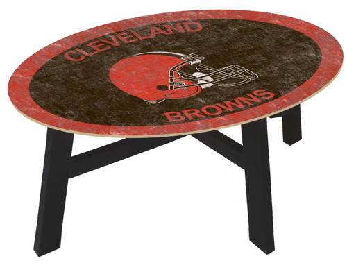 Cleveland Browns Team Color Coffee Table