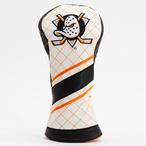 Anaheim Ducks Stripe Quilted Golf Fairway Headcover