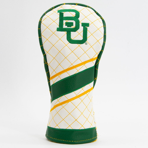 Baylor Bears Stripe Quilted Golf Fairway Headcover