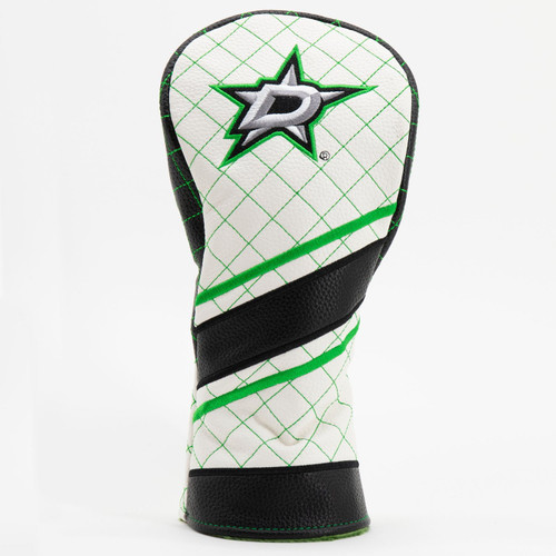 Dallas Stars Stripe Quilted Golf Fairway Headcover