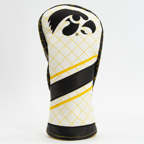 Iowa Hawkeyes Stripe Quilted Golf Fairway Headcover