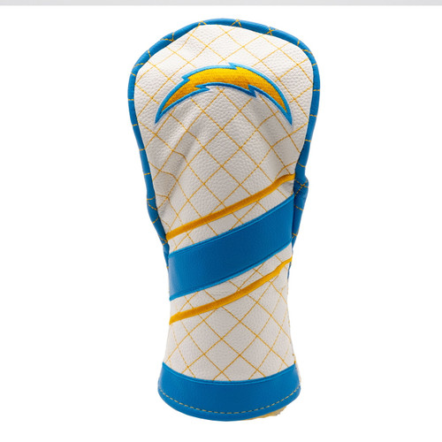 Los Angeles Chargers Stripe Quilted Golf Fairway Headcover