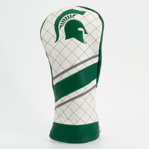 Michigan State Spartans Stripe Quilted Golf Fairway Headcover
