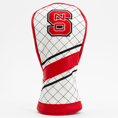 North Carolina State Wolfpack Stripe Quilted Golf Fairway Headcover