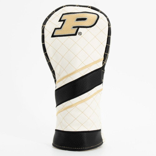Purdue Boilermakers Stripe Quilted Golf Fairway Headcover