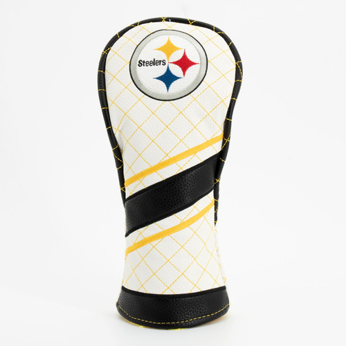 Pittsburgh Steelers Stripe Quilted Golf Fairway Headcover