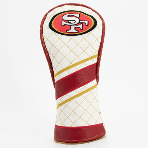 San Francisco 49ers Stripe Quilted Golf Fairway Headcover