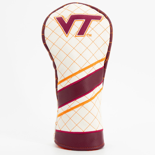 Virginia Tech Hokies Stripe Quilted Golf Fairway Headcover
