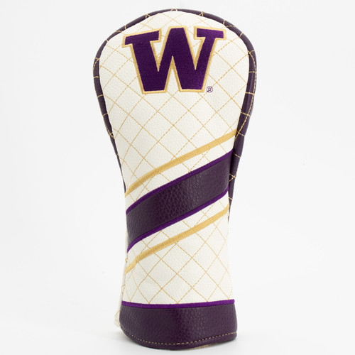 Washington Huskies Stripe Quilted Golf Fairway Headcover