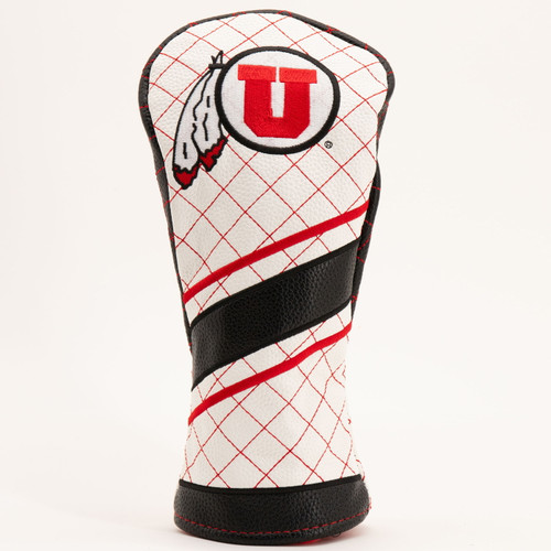 Utah Utes Stripe Quilted Golf Fairway Headcover