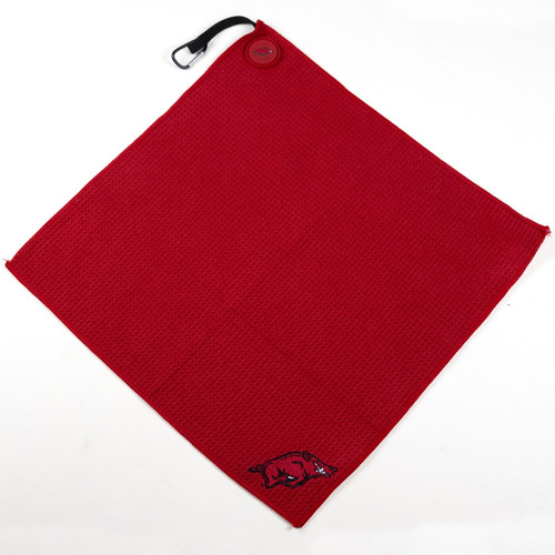 Arkansas Razorbacks Magnetic Embroidered Golf Towel