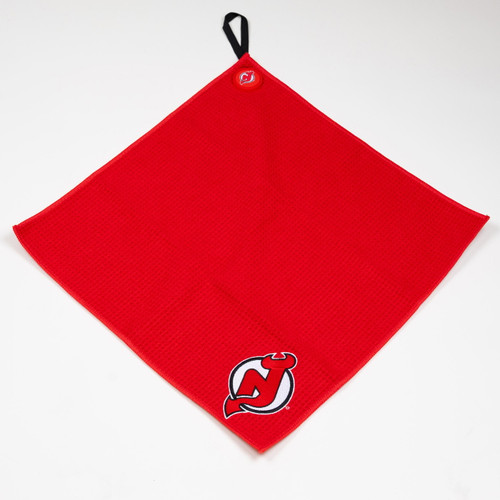 New Jersey Devils Magnetic Embroidered Golf Towel
