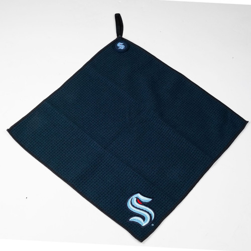 Seattle Kraken Magnetic Embroidered Golf Towel