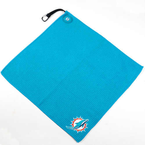Miami Dolphins Magnetic Embroidered Golf Towel