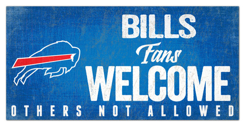Buffalo Bills Fans Welcome Sign