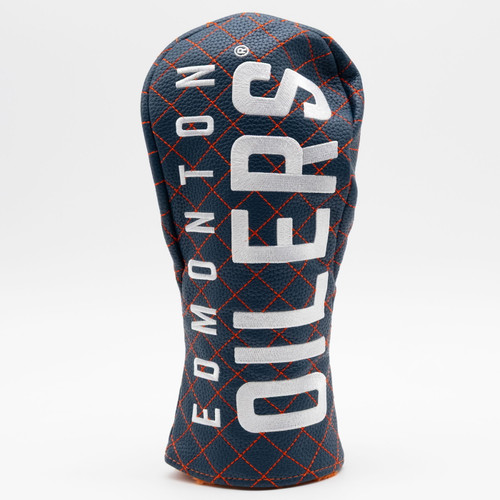 Edmonton Oilers Solid Quilted Golf Fairway Headcover