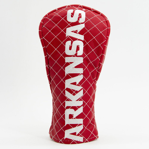 Arkansas Razorbacks Solid Quilted Golf Fairway Headcover