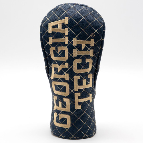 Georgia Tech Yellow Jackets Solid Quilted Golf Fairway Headcover