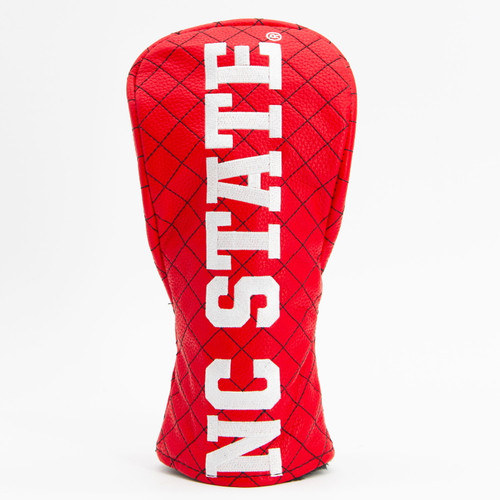 North Carolina State Wolfpack Solid Quilted Golf Fairway Headcover