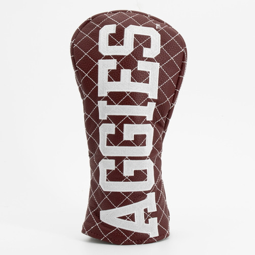 Texas A&M Aggies Solid Quilted Golf Fairway Headcover