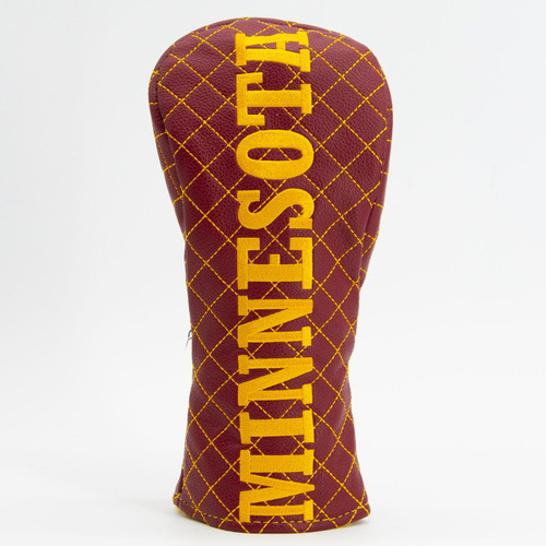 Minnesota Golden Gophers Solid Quilted Golf Fairway Headcover