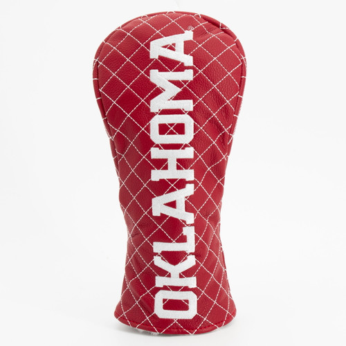 Oklahoma Sooners Solid Quilted Golf Fairway Headcover