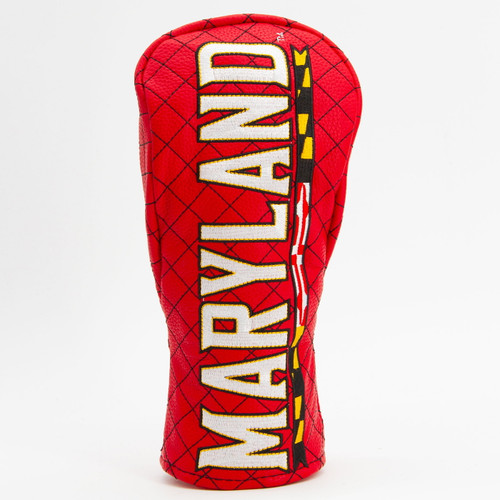 Maryland Terrapins Solid Quilted Golf Fairway Headcover