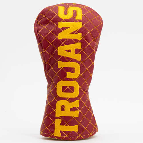 USC Trojans Solid Quilted Golf Fairway Headcover