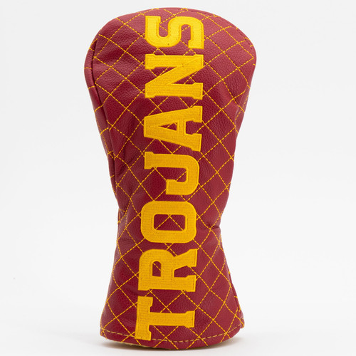 USC Trojans Solid Quilted Golf Fairway Headcover