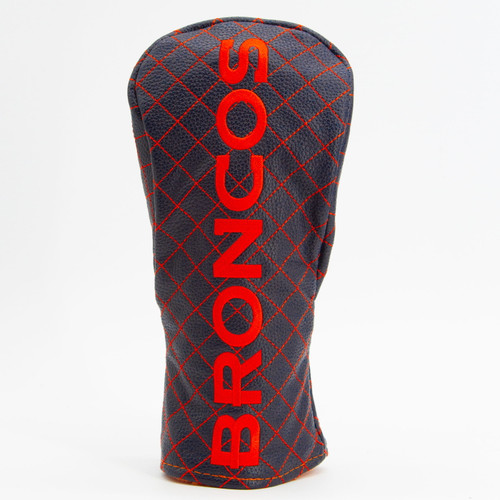 Denver Broncos Solid Quilted Golf Fairway Headcover