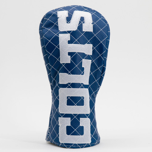 Indianapolis Colts Solid Quilted Golf Fairway Headcover