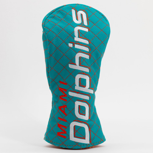 Miami Dolphins Solid Quilted Golf Fairway Headcover