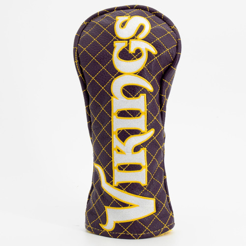 Minnesota Vikings Solid Quilted Golf Fairway Headcover