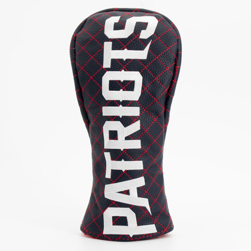 New England Patriots Solid Quilted Golf Fairway Headcover