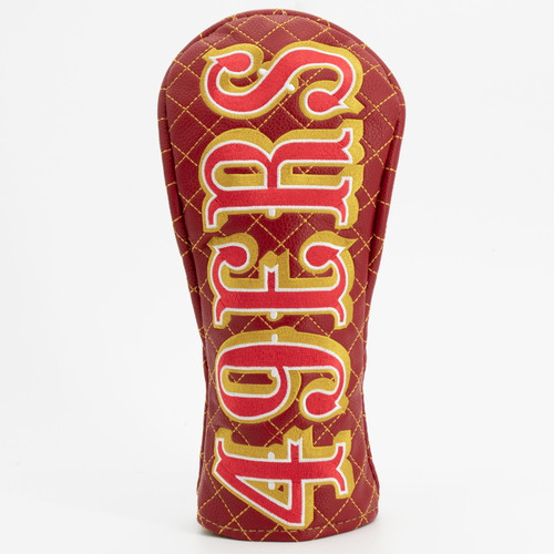 San Francisco 49ers Solid Quilted Golf Fairway Headcover