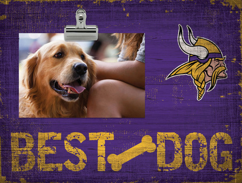 Minnesota Vikings Best Dog Clip Frame